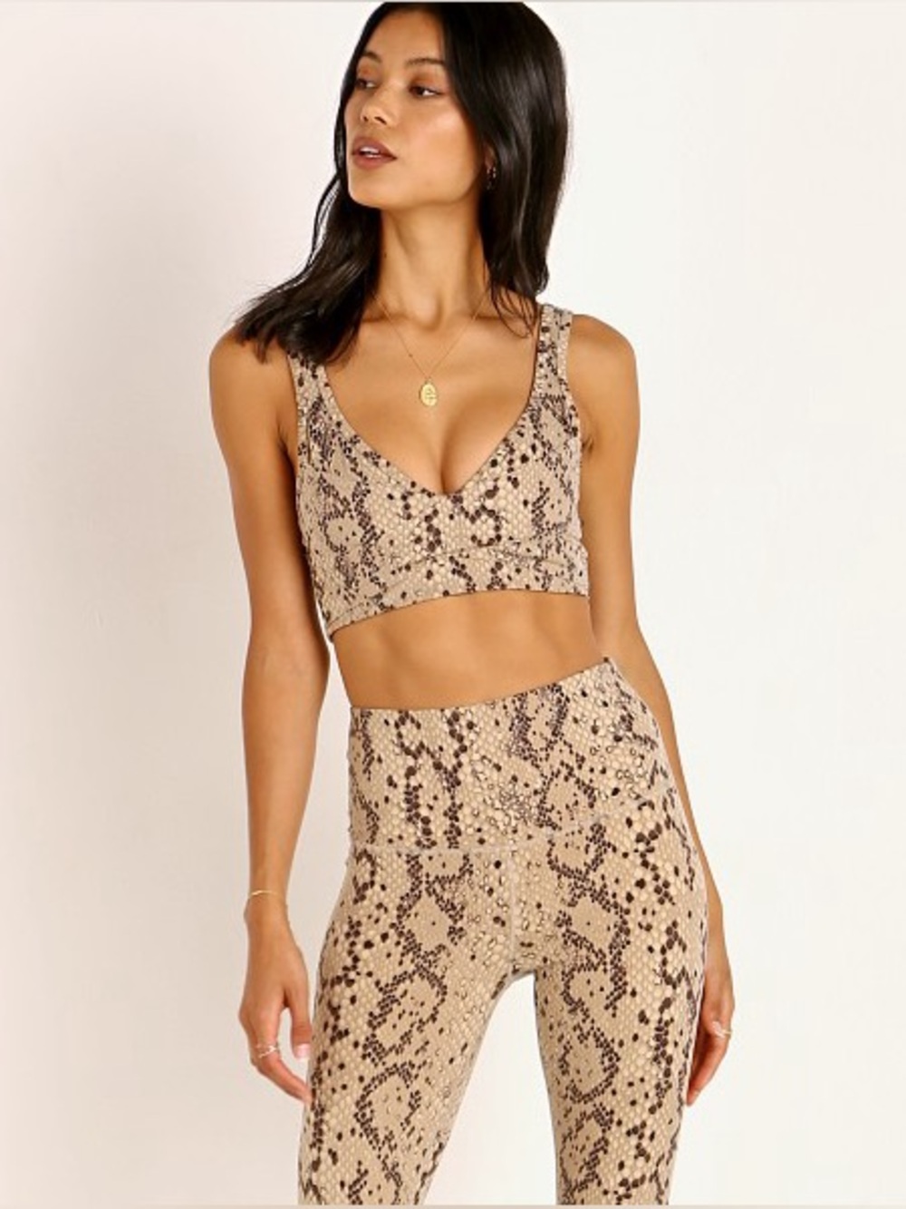 VARLEY Kellam Sports Bra Mojave Snake Medium